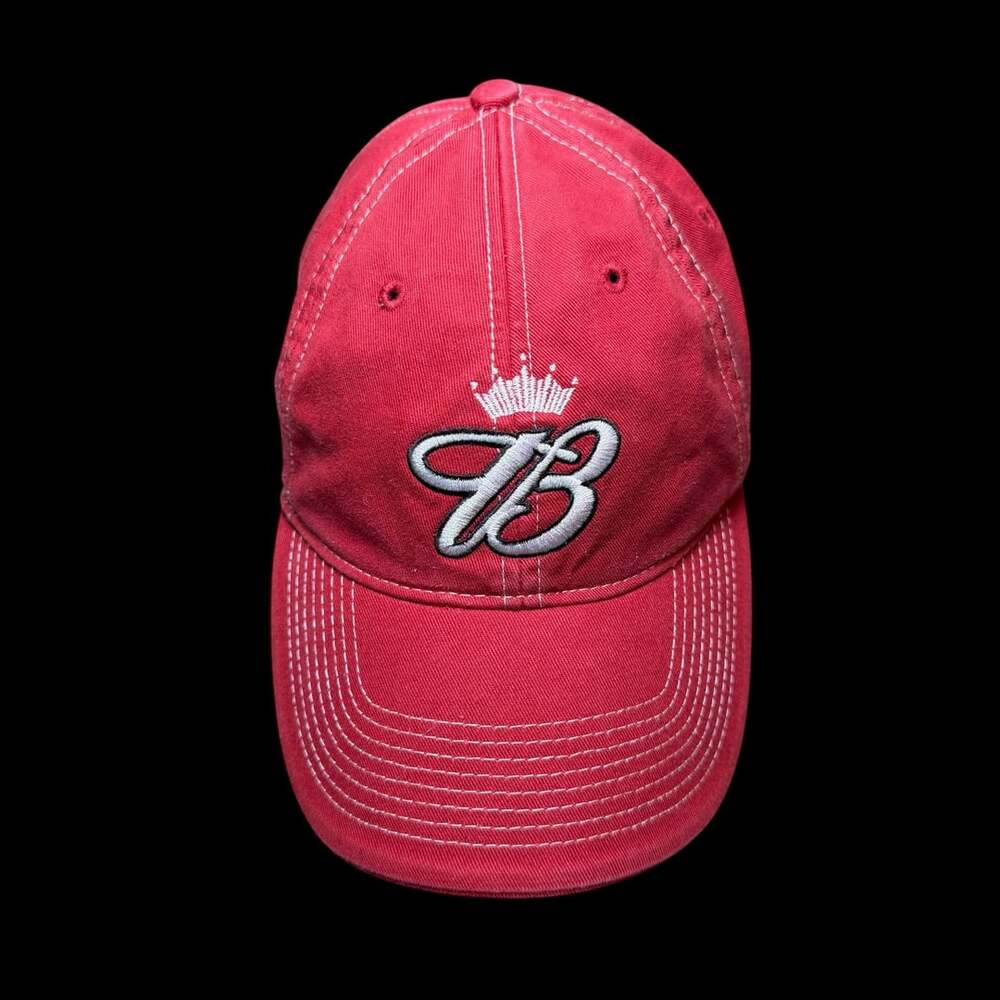 Budweiser Game Time Red Crown Logo Baseball Hat Cap Adjustable